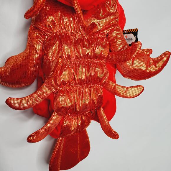 Thrills & Chills Lobster Pet Halloween Costume Size medium New - Picture 3 of 8
